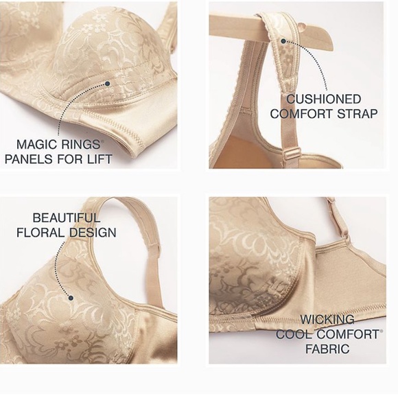 Playtex 18 HOUR Ultimate Lift & Support Bra~Zen Blue~Size 38D NEW in packaging - Picture 7 of 12